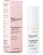 Serum do twarzy - Nacomi Nacomi Next Level Stunning Skin Mandelic Acid + PHA 10% Peelingujące serum do twarzy z kwasem migdałowym i PHA 10% 30ml 56370-uniw - miniaturka - grafika 1