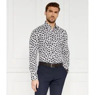 Koszule męskie - BOSS BLACK Koszula H-HANK-kent-C1-214 | Slim Fit | stretch - miniaturka - grafika 1