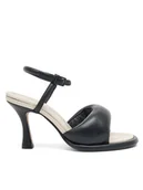 Sandały damskie - Gino Rossi Sandały SEWILLA-02 Czarny - miniaturka - grafika 1