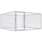 Budy dla psów - VidaXL Kojec dla psa z galwanizowanej stali, 2 x 2 x 1 m 170819         VidaXL - miniaturka - grafika 1