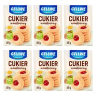 Dodatki do ciast w proszku - Gellwe Cukier wanilinowy 30 g x 6 sztuk - miniaturka - grafika 1