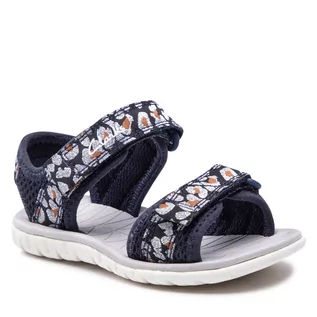 Buty dla dziewczynek - Sandały CLARKS - SurfingTide K. 261647406  Navy Combi - grafika 1