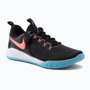 Buty do siatkówki Nike Air Zoom Hyperace 2 LE black/pink - Buty sportowe męskie - miniaturka - grafika 1