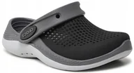 Klapki i japonki damskie - KLAPKI DAMSKIE CROCS LITERIDE CHODAKI KROKSY CZARNE BLACK LEKKIE R. 36-37 - miniaturka - grafika 1