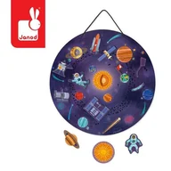 Układanki dla dzieci - Janod Magnetyczna Układanka Układ Słoneczny, - miniaturka - grafika 1
