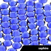 Ozdoby do paznokci - Cyrkonie do paznokci szklane ss3 saphire 1440 szt paczka - miniaturka - grafika 1