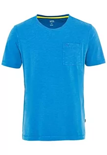 Koszulki męskie - Camel Active T-shirt męski 409740/7T03, niebieski (Strong Blue), M - grafika 1