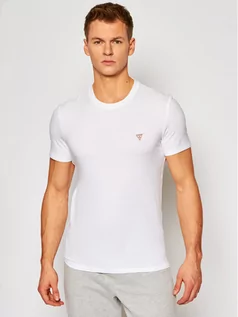 Koszulki męskie - GUESS T-Shirt M1RI24 J1311 Biały Super Slim Fit - grafika 1