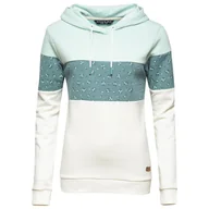 Kurtki i kamizelki sportowe damskie - Bluza z kapturem CHILLAZ Walchsee Hoody Women aqua/green/white 38 - miniaturka - grafika 1