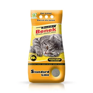 Certech Super Benek Standard Naturalny żwirek dla kota zbrylający 10l - Żwirek dla kotów - miniaturka - grafika 1