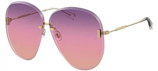 Marc Jacobs Damskie okulary przeciwsłoneczne Marc 519/S, - Złoty / Violet Shaded - 70/9/150 - Okulary przeciwsłoneczne - miniaturka - grafika 1