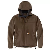 Kurtki męskie - Carhartt Męska kurtka izolacyjna Super Dux Relaxed Fit Sherpa z podszewką Active, kawa, S - miniaturka - grafika 1