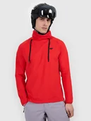 Bielizna sportowa męska - 4F Bielizna termiczna ocieplana (góra) męska - czerwona XXL - miniaturka - grafika 1