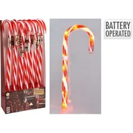 Oświetlenie świąteczne - Laski cukrowe ozdoba LED 76 cm biało-czerwony - miniaturka - grafika 1