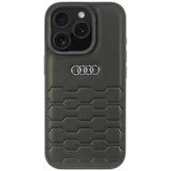 Etui i futerały do telefonów - Audi Synthetic Leather iPhone 16 Pro 6.3" czarny/black hardcase AU-TPUPCIP16P-GT/D2-BK - miniaturka - grafika 1