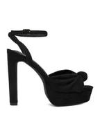 Sandały damskie - DeeZee Sandały MAYA BLACK SU Czarny - miniaturka - grafika 1