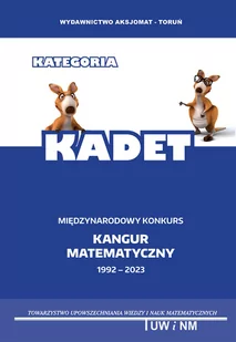 matematyka z wesołym kangurem poziom kadet 2023 - Lektury szkoła podstawowa - miniaturka - grafika 1