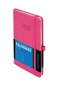 Kalendarze - Kalendarz 2026 B6 Memofix Tdw różowy - kalendarz - miniaturka - grafika 1