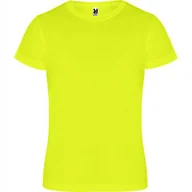 Koszulki męskie - Koszulka męska Sportowa T-shirt Roly Camimera CA0450 FLUOR YELLOW 2XL - miniaturka - grafika 1