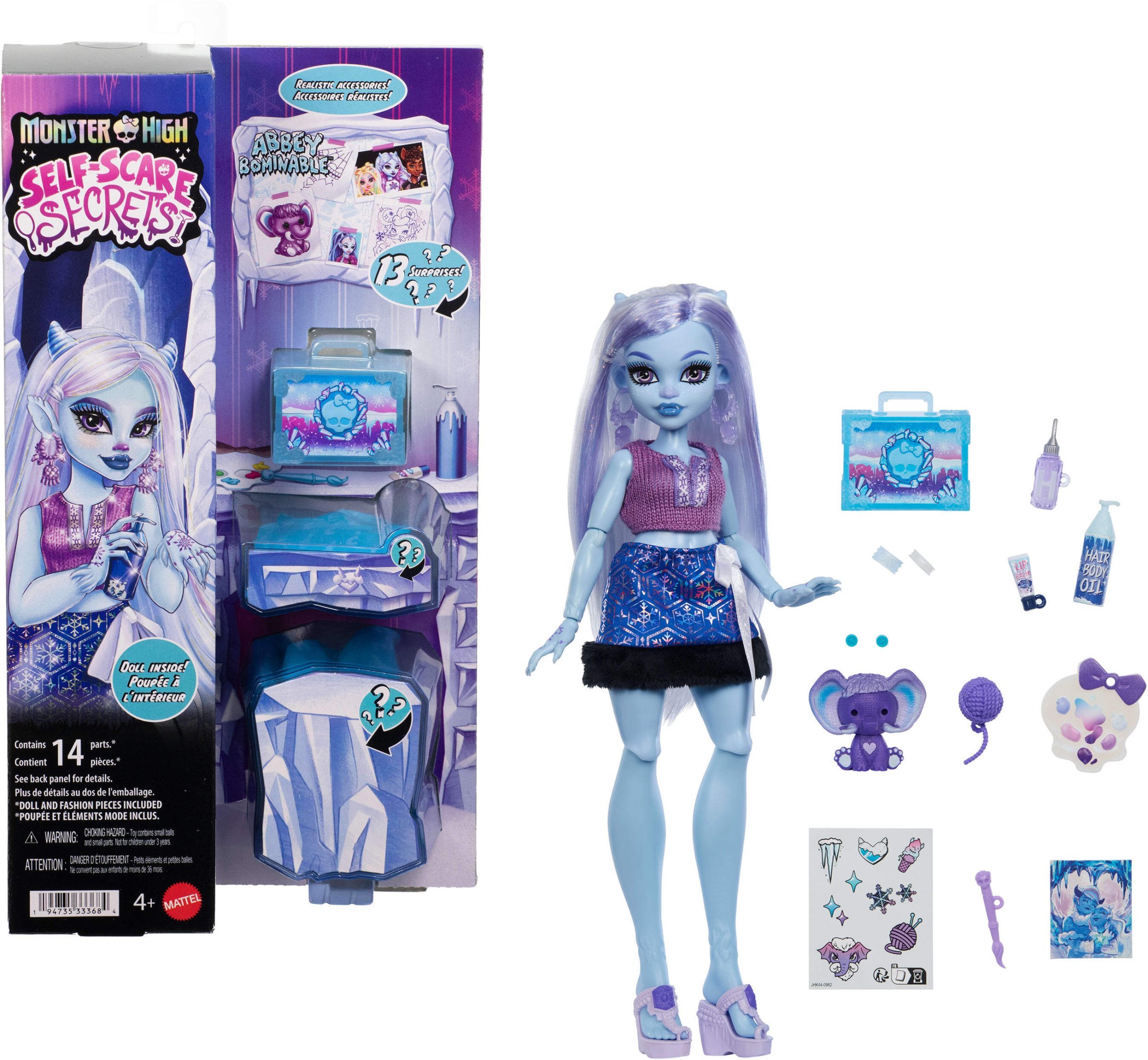 Mattel MONSTER HIGH SELF-SCARE SECRETS Zestaw Ebów