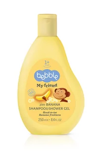 LAVENA Bebble szampon i żel pod prysznic 2w1 bananowy 250 ml - Kosmetyki kąpielowe dla dzieci - miniaturka - grafika 2