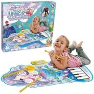 Instrumenty muzyczne dla dzieci - WOOPIE Mata Muzyczna Syrenka 2w1 Perkusja Interaktywna - miniaturka - grafika 1