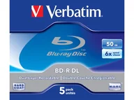 Nośniki danych - VERBATIM 50GB 6x BluRay Dual Layer BOX 5szt. - miniaturka - grafika 1