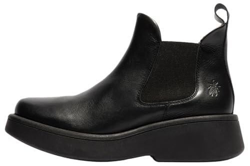 Fly London Damskie botki MULK159FLY, czarne, 37 EU, Czarny, 37 EU