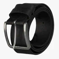 Paski - Pasek Męski BIG STAR Skórzany Pas Do Spodni Czarny MM675013 Czarny 95 - miniaturka - grafika 1