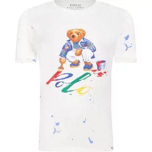 POLO RALPH LAUREN T-shirt BEAR SS CN-KNIT | Regular Fit - Koszulki dla chłopców - miniaturka - grafika 1