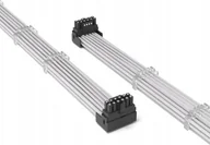 Kable komputerowe i do monitorów - QingSea Przedłużacz przewód kątowy 90 stopni 12VHPWR TYP B 12+4 Pin 16 AWG Biały QingSea - miniaturka - grafika 1