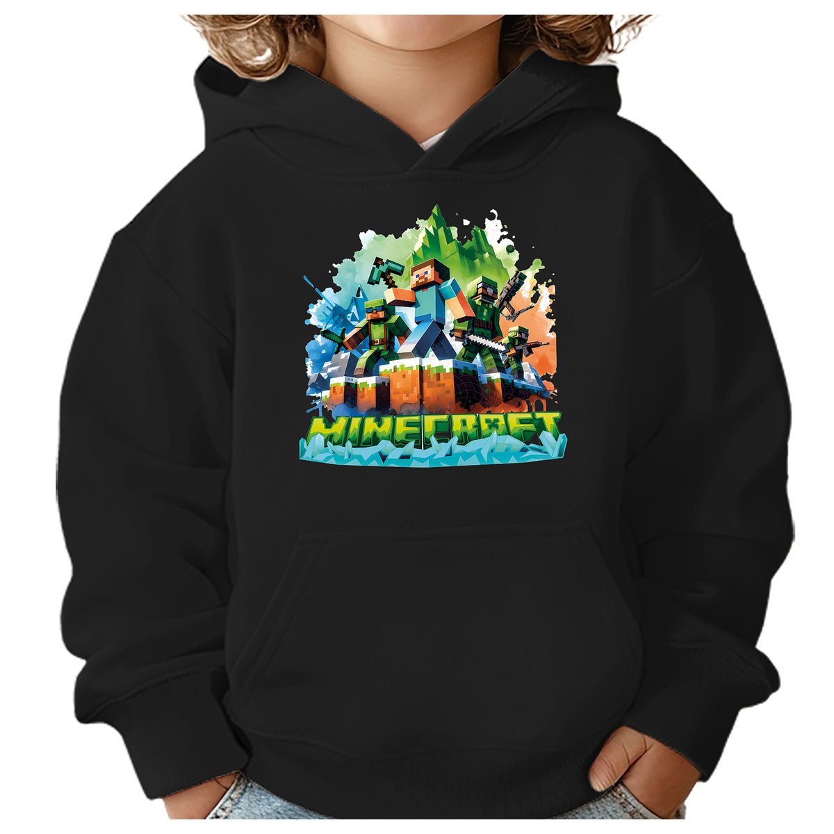 BLUZA DZIECIĘCA MINECRAFT LEGENDS 104 CHŁOPIĘCA DZIEWCZĘCA PREZENT