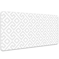 Podkładki na biurko - Duża mata na biurko Grecki geometryczny motyw 100x50 cm - miniaturka - grafika 1