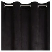 Zasłony - Eurofirany B.B. CHOCZYŃSCY SPÓŁKA JAWNA Zasłona Velvet Angelina 140 x 250 Przelotka Czarny 1220196 - miniaturka - grafika 1