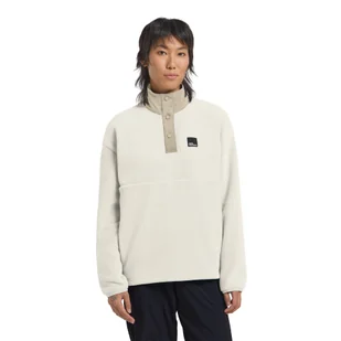 Damska bluza polarowa Jack Wolfskin SUMETRO HZ W cotton white - XS - Bluzy damskie - miniaturka - grafika 1