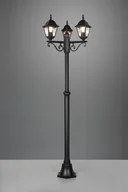 Lampy ogrodowe - Livenza H200 lampa stojąca ogrodowa 3xE27 czarna 405760332 - miniaturka - grafika 1