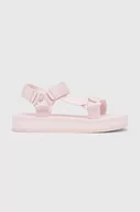 Buty dla dziewczynek - Polo Ralph Lauren sandały dziecięce kolor różowy - miniaturka - grafika 1