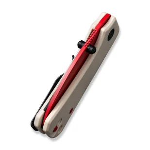 Nóż składany Civivi Baby Banter Ivory G10, Red Painted Nitro-V by Ben Petersen (C19068S-7) - Noże - miniaturka - grafika 7
