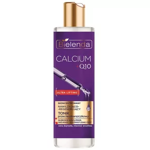 Bielenda Calcium + Q10, Skoncentrowany nawilżająco-regenerujący tonik przeciwzmarszczkowy, 200ml - Toniki i hydrolaty do twarzy - miniaturka - grafika 1