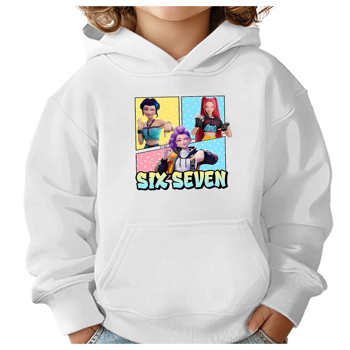 BLUZA DZIECIĘCA 67 SIX SEVEN VIRAL HUNTRIX 134-140 CHŁOPIĘCA DZIEWCZĘCA