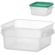 Pojemniki kuchenne - Pojemnik spożywczy do przechowywania żywności z podziałką 1.9 l 190 x 190 x 95 mm - Hendi 870907 - miniaturka - grafika 1