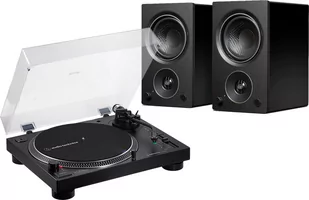 Audio-Technica LP 120X BT czarny + AM3 czarny - Zestawy stereo - miniaturka - grafika 1