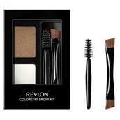 Kredki do oczu - REVLON ColorStay Brow Kit zestaw do laminacji brwi z aplikatorami 105 Blonde - miniaturka - grafika 1