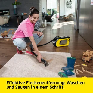 Odkurzacz akumulatorowy piorący KARCHER SE 3-18 Compact - AGD OUTLET - miniaturka - grafika 6