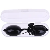 Akcesoria do bielizny - Opaska na oczy Laserowe światło Ochronne Okulary Ochronne Gogle Ipl Beauty Clinic Pacjent Czarny 1pc - miniaturka - grafika 1