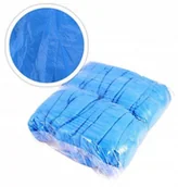 Meble i wyposażenie gabinetów medycznych - Ochraniacze na buty foliowe, niebieskie 100szt. - miniaturka - grafika 1