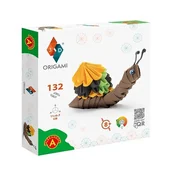 Zabawki kreatywne - Alexander, Origami 3D Ślimak - miniaturka - grafika 1