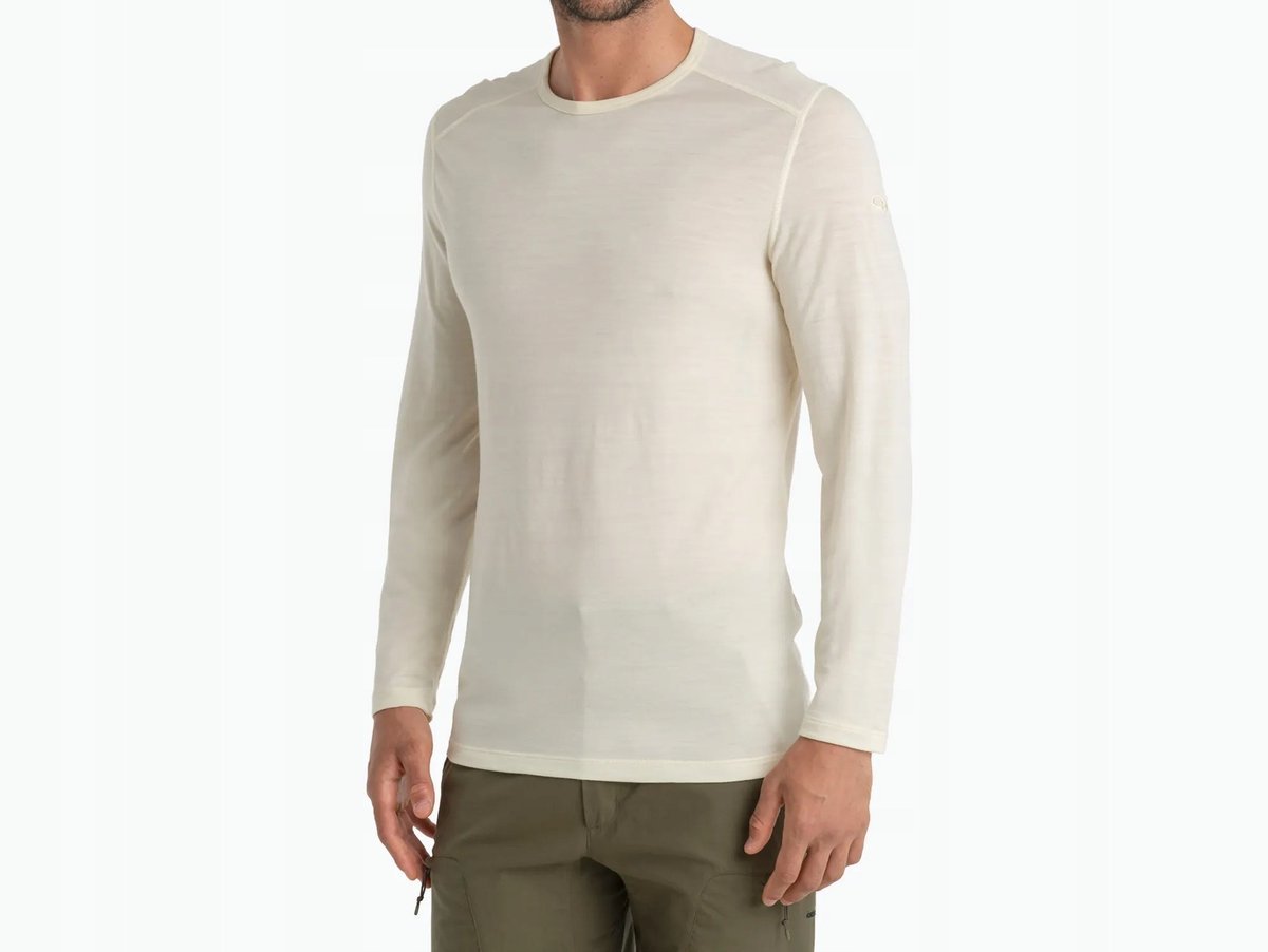 Icebreaker 200 Oasis LS Crewe - bluza termiczna, undyed, rozmiar L
