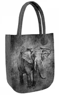 Torebki damskie - Sunlovers, Torba filcowa City, Kongo Słoń, 42x35x10 cm - miniaturka - grafika 1
