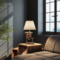 Lampy stojące - Lampa stołowa Kare Animal Bunny Love, brązowa, wysokość 53 cm - miniaturka - grafika 1